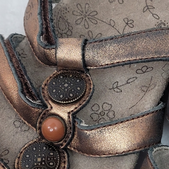 Preowned Pewter TAOS Prize 3 Sandals Size - Picture 6 of 15